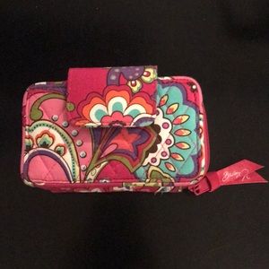 Vera Bradley Wallet Pink Paisleys